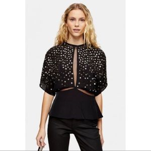 Top shop Star Embellished Top